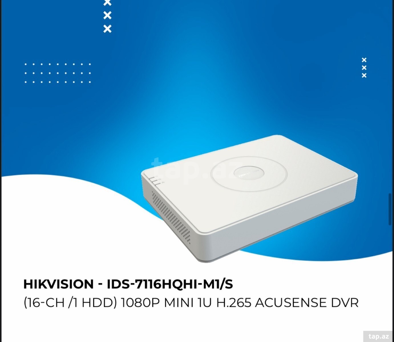HIKVISION - IDS-7116HQHI-M1/S DVR 16 port