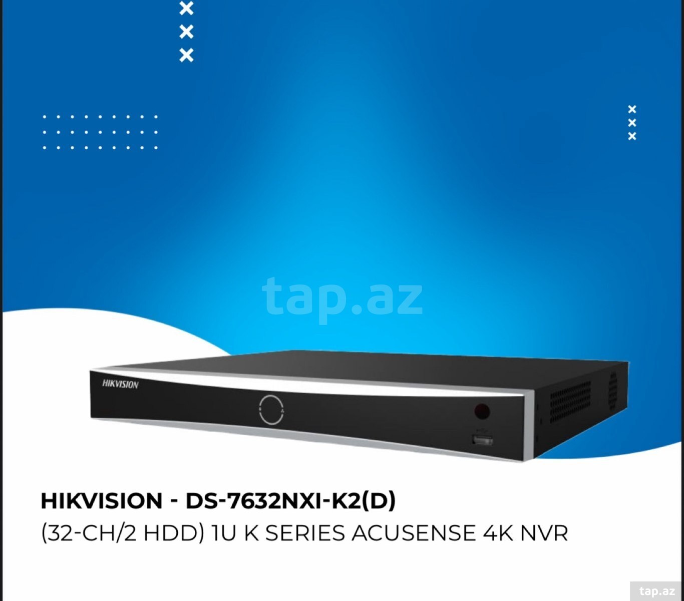 Hikvision - DS-7632NXI-K2(D) NVR 32 port