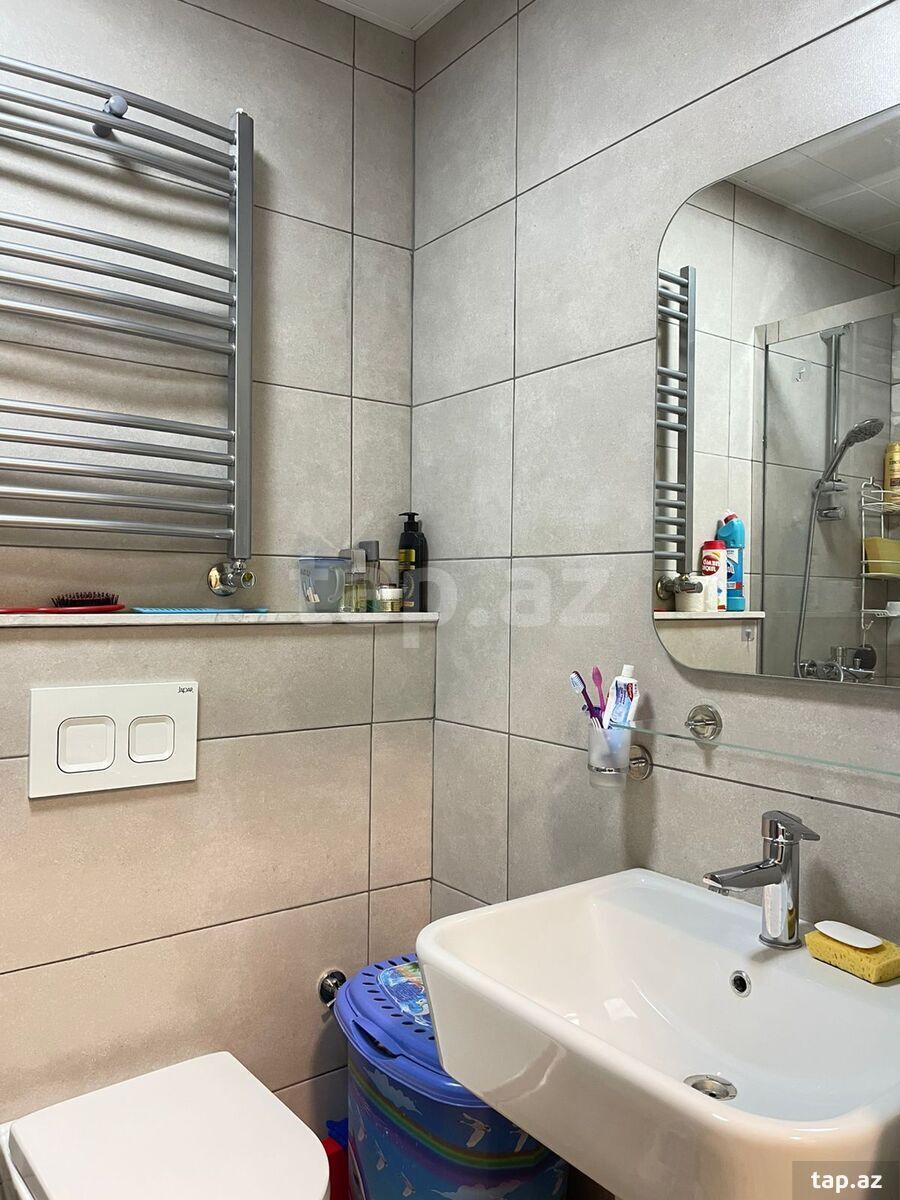 2-otaqlı yeni tikili, Abbas Mirzə Şərifzadə küç., 48 m² (13)