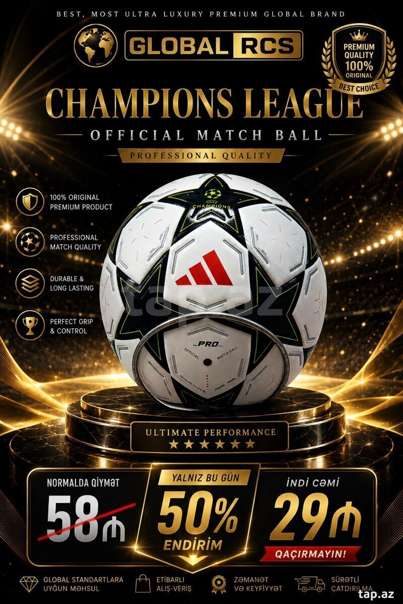 Futbol topu Premium Champions League Style (2)