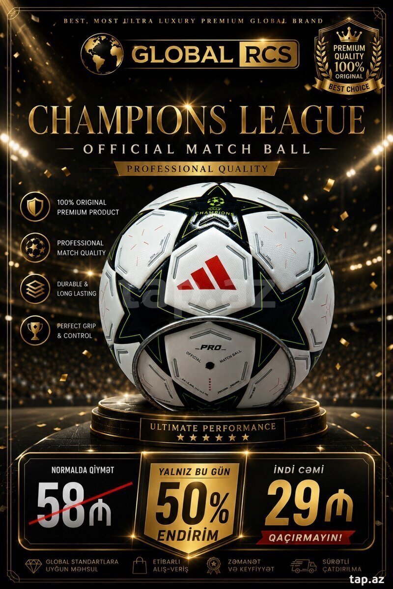 Futbol topu Premium Champions League Style (3)