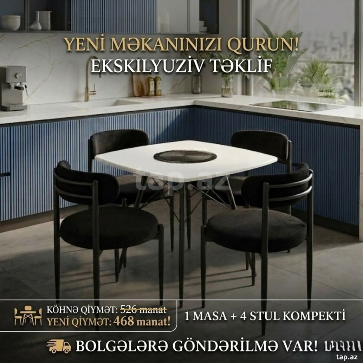 Masa və oturacaqlar