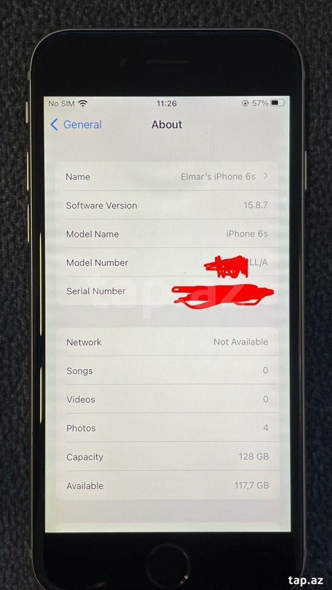 Apple iPhone 6S Silver 128GB (10)