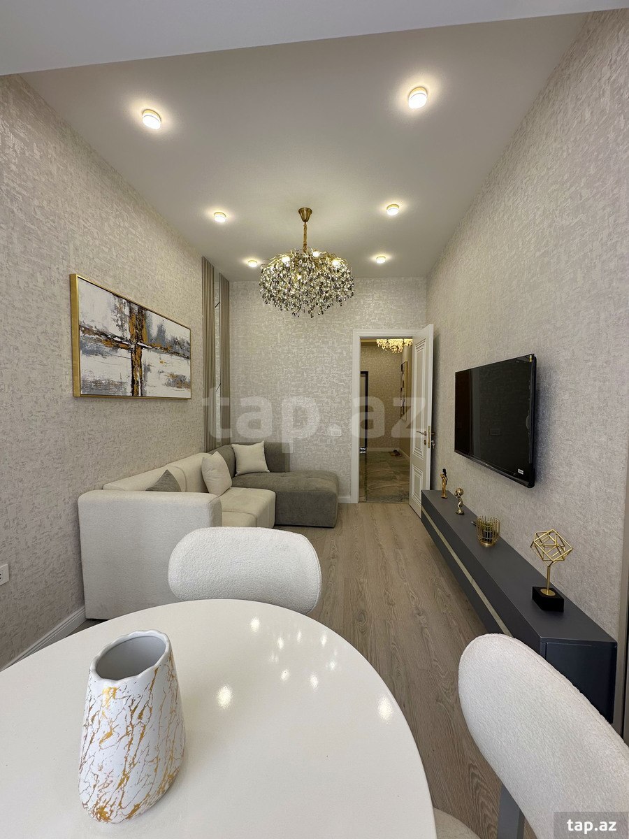 2-otaqlı yeni tikili, Nərimanov m., 61 m²
