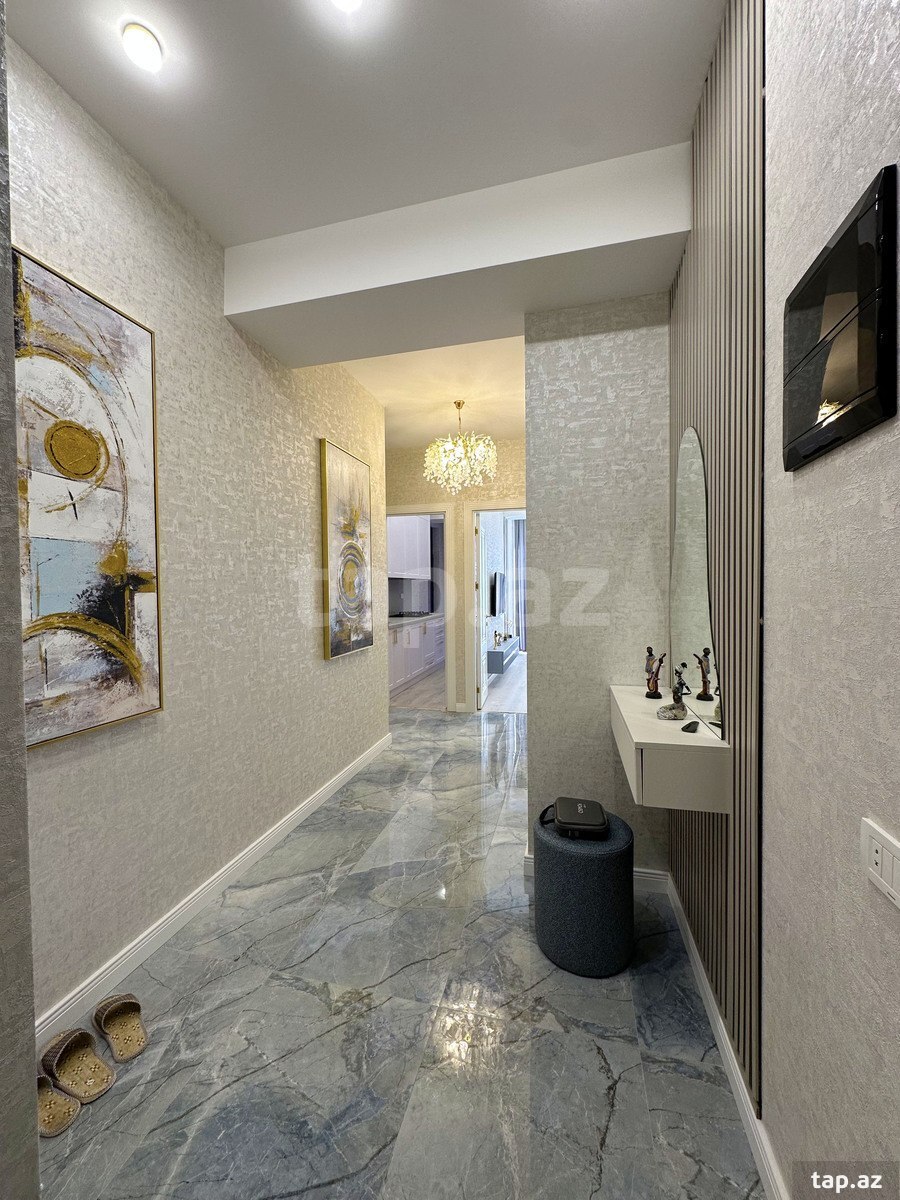 2-otaqlı yeni tikili, Nərimanov m., 61 m²