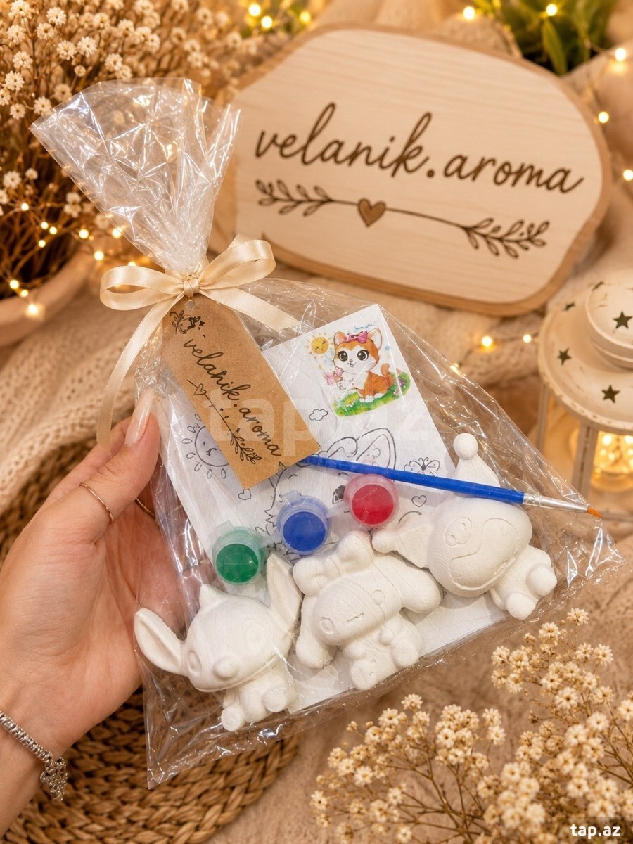 Boyama üçün gips fiqurlar