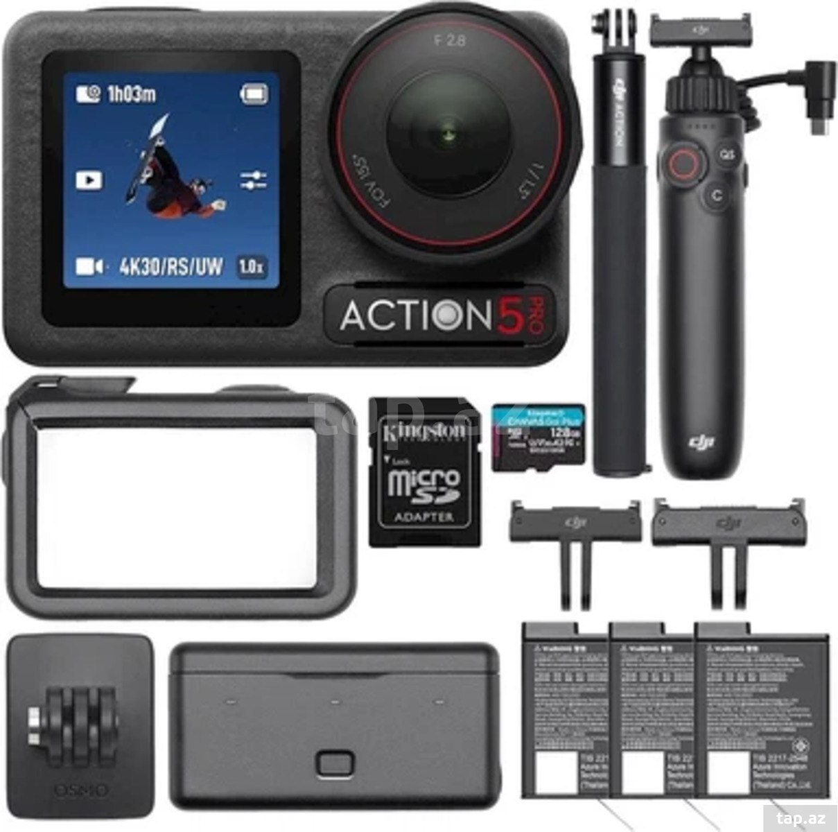 Ekşn-kamera DJI Osmo Action 5 Pro Adventure Combo