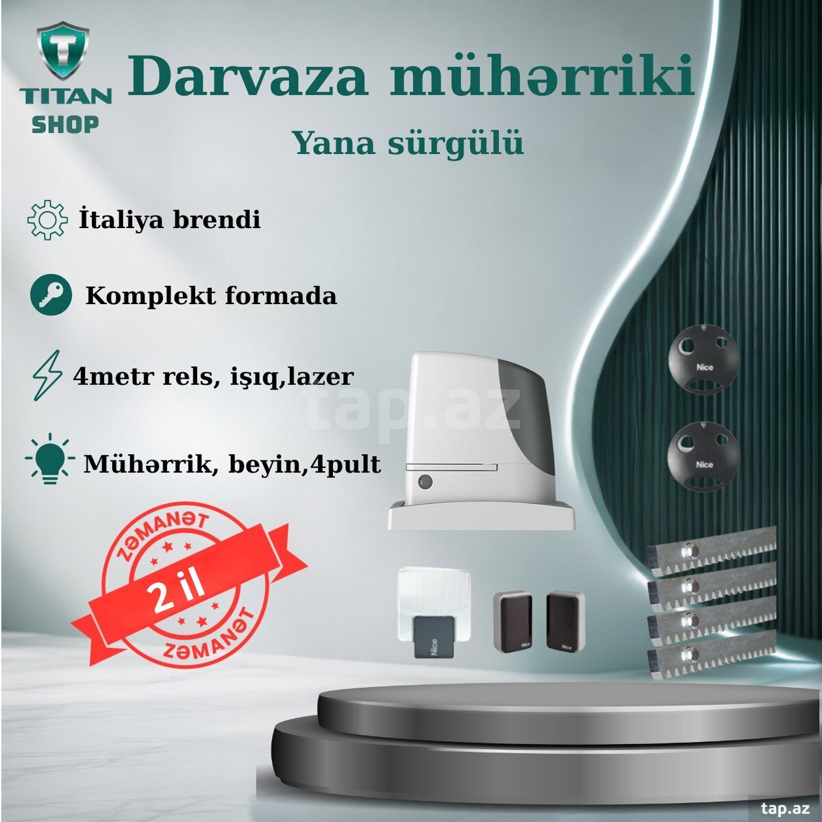 Sürgülü qapı mühərrikləri 
