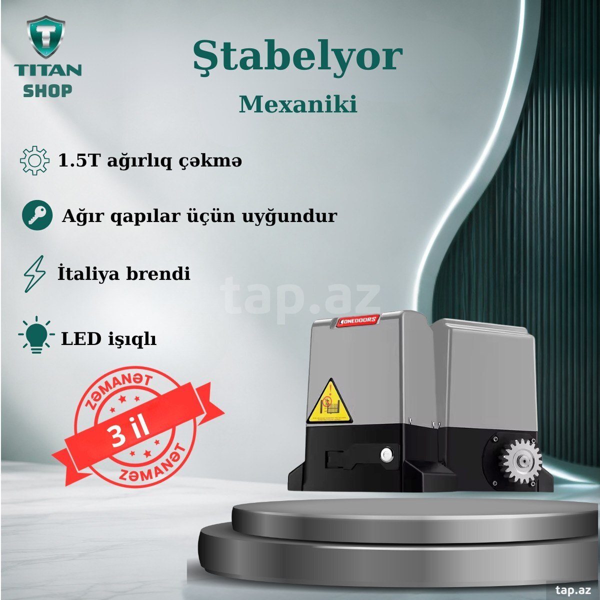 Yana sürüşən qapı mühərriki