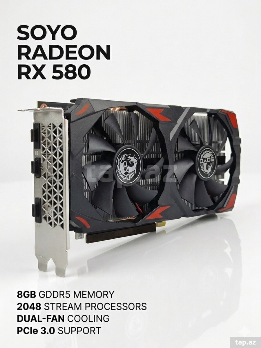 AMD Radeon RX 580 SOYO 8GB (2048SP)