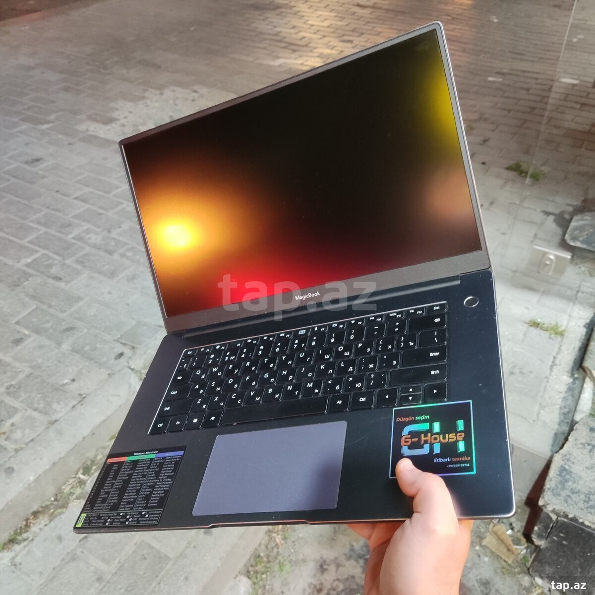 Honor magicbook 8 nüvəli nvme SSD 512 RAM8 (5)