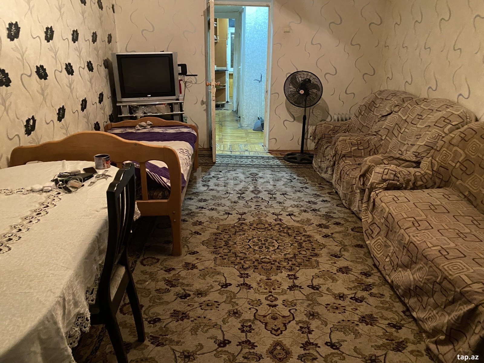 3-otaqlı mənzil kirayə verilir, İnşaatçılar m., 70 m² (7)