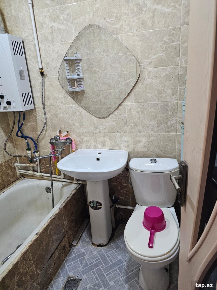 1-otaqlı mənzil kirayə verilir, Sumqayıt ş., 32 m² (7)