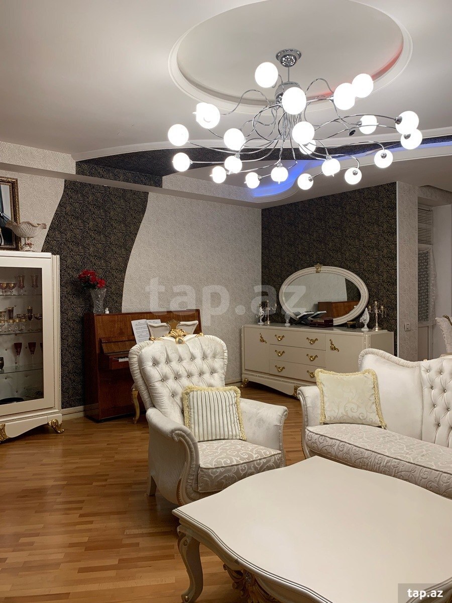 3-otaqlı yeni tikili kirayə verilir, Cəfər Xəndan küç., 158 m²