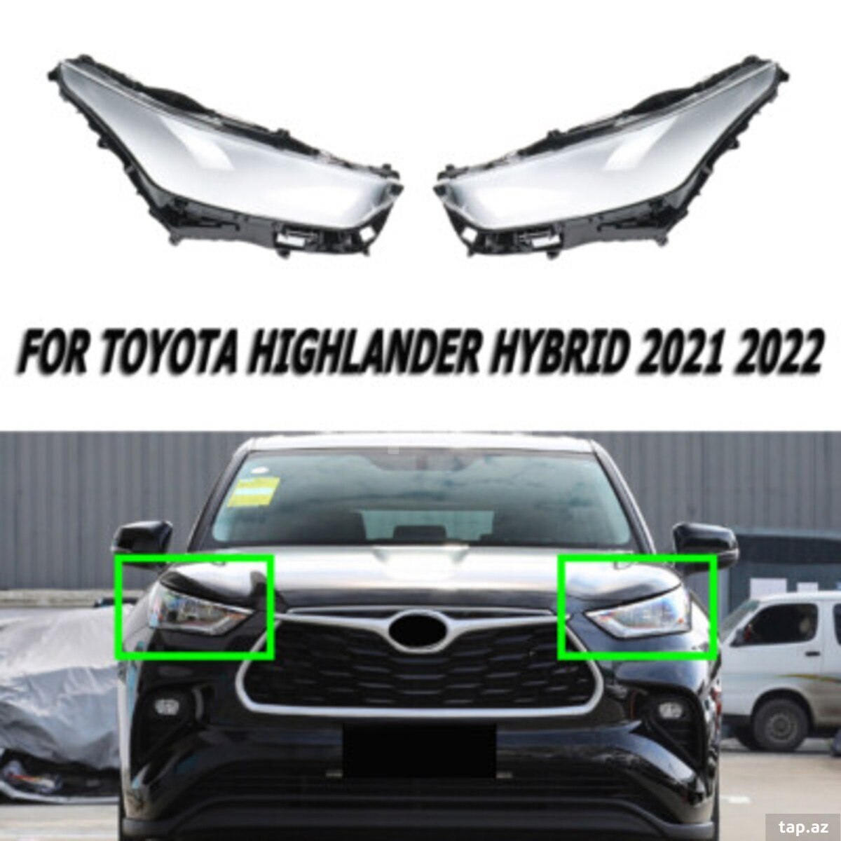 Toyota highlander 2022 fara şüşələri