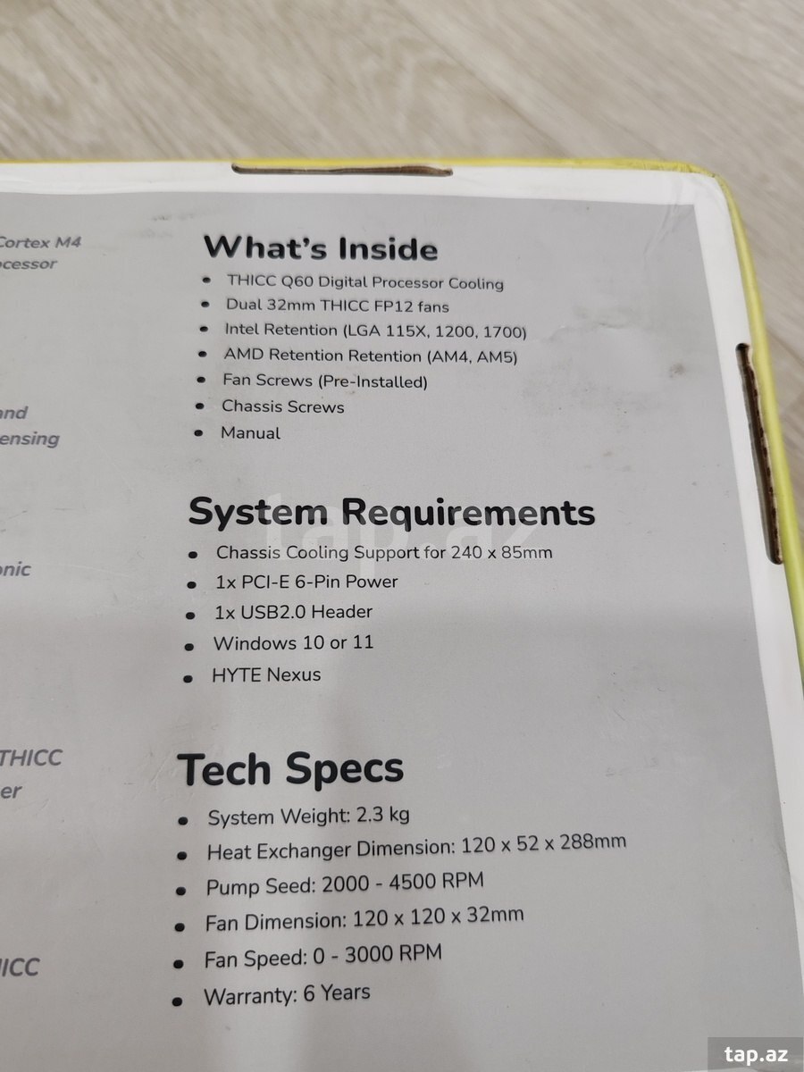 HYTE Thicc Q60 240 / 60 mm Android Water Cooling (13)
