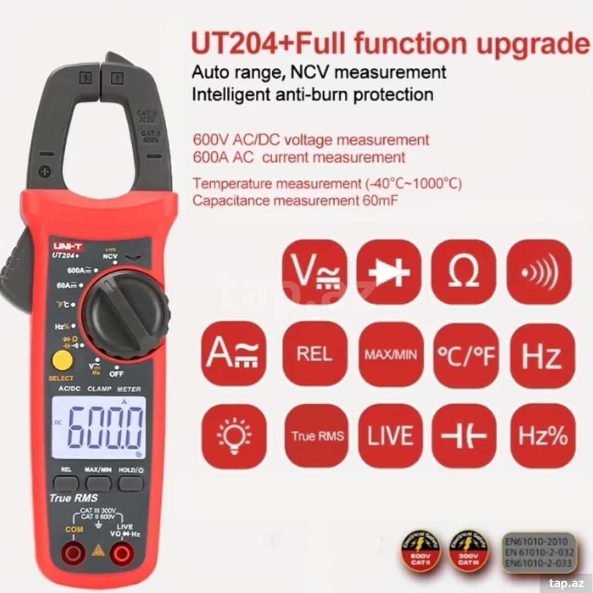 Ampersıxac UNI-T UT 204+