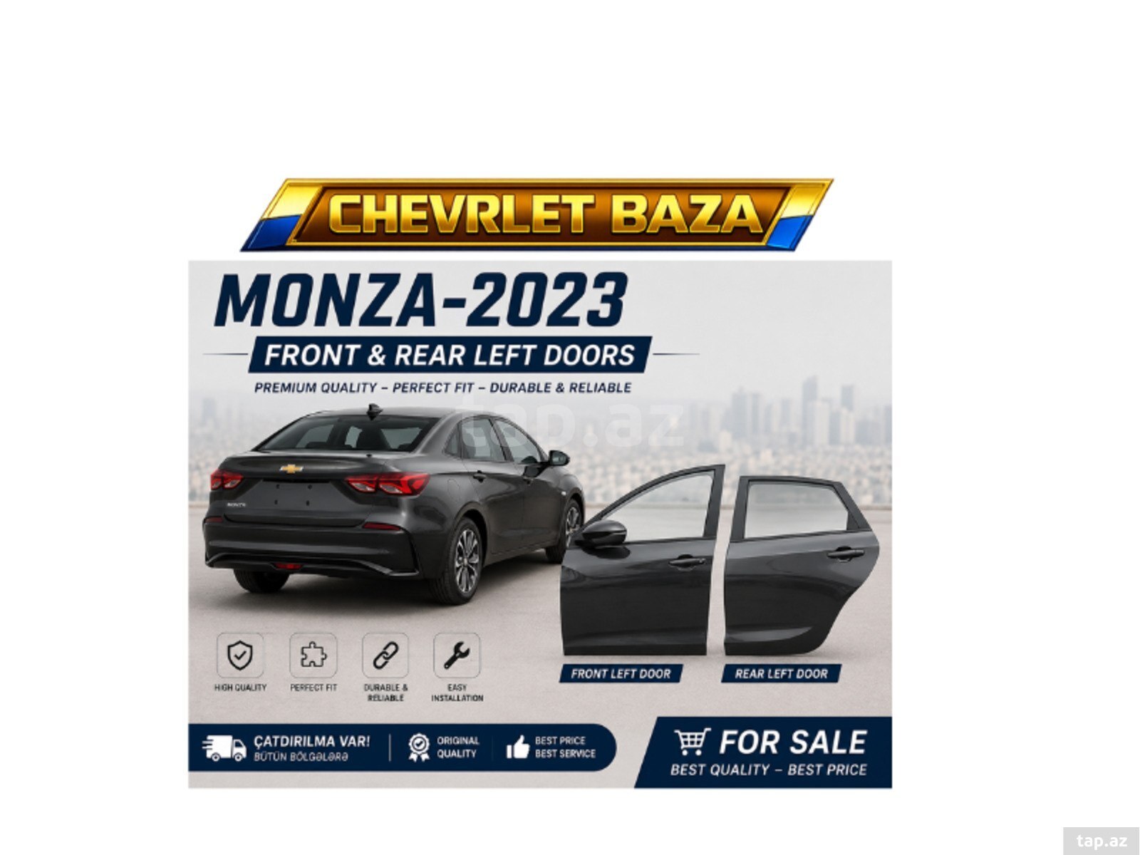 Chevrolet Monza 2023 qapıları