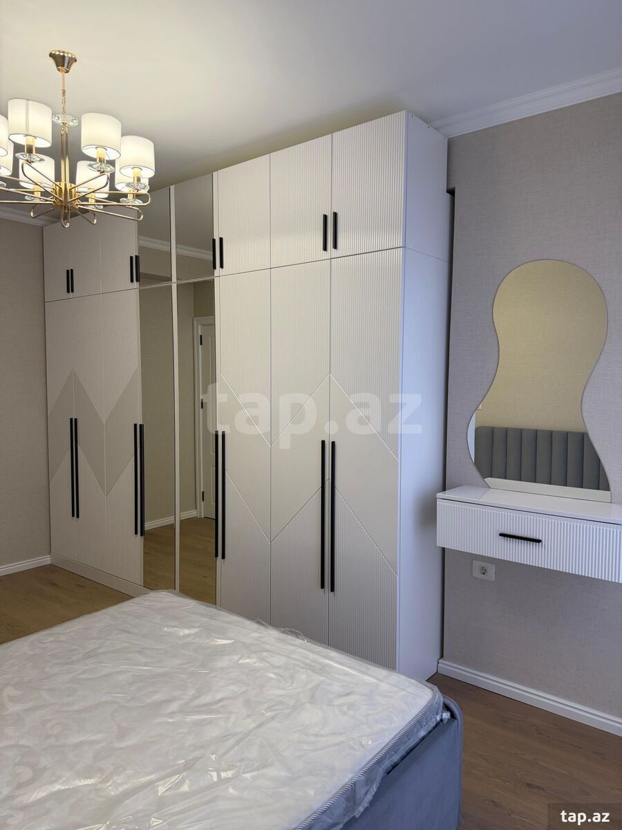 3-otaqlı yeni tikili kirayə verilir, İnşaatçılar m., 83 m² (12)
