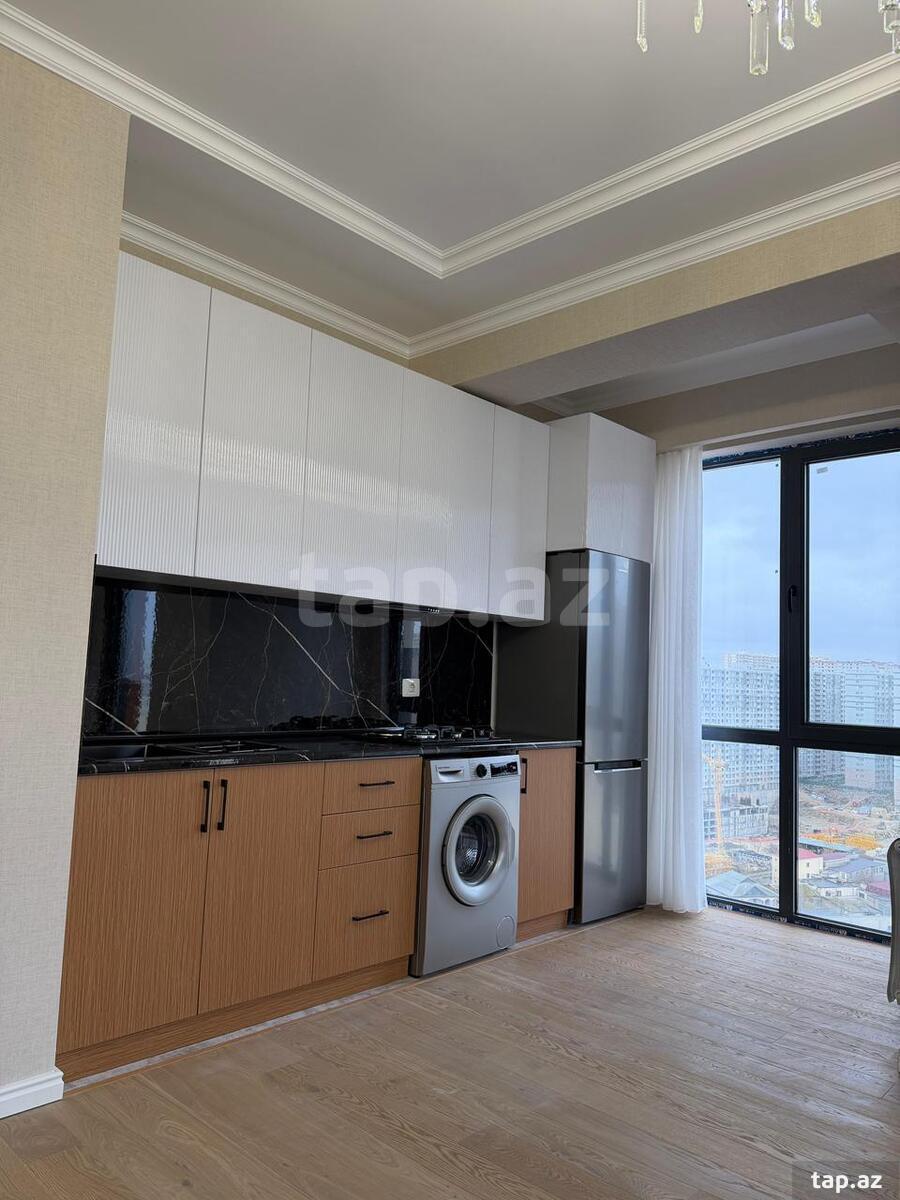 3-otaqlı yeni tikili kirayə verilir, İnşaatçılar m., 83 m² (8)