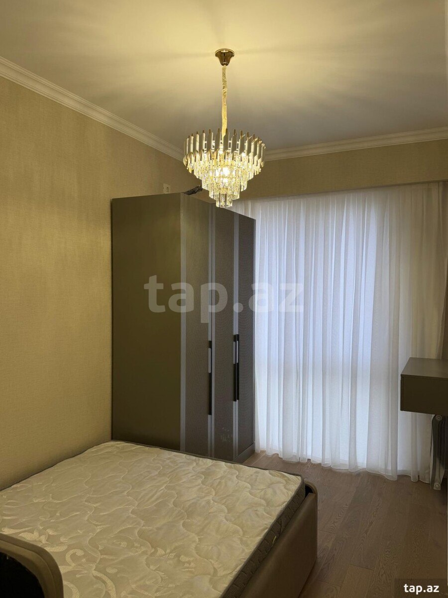 3-otaqlı yeni tikili kirayə verilir, İnşaatçılar m., 83 m² (16)