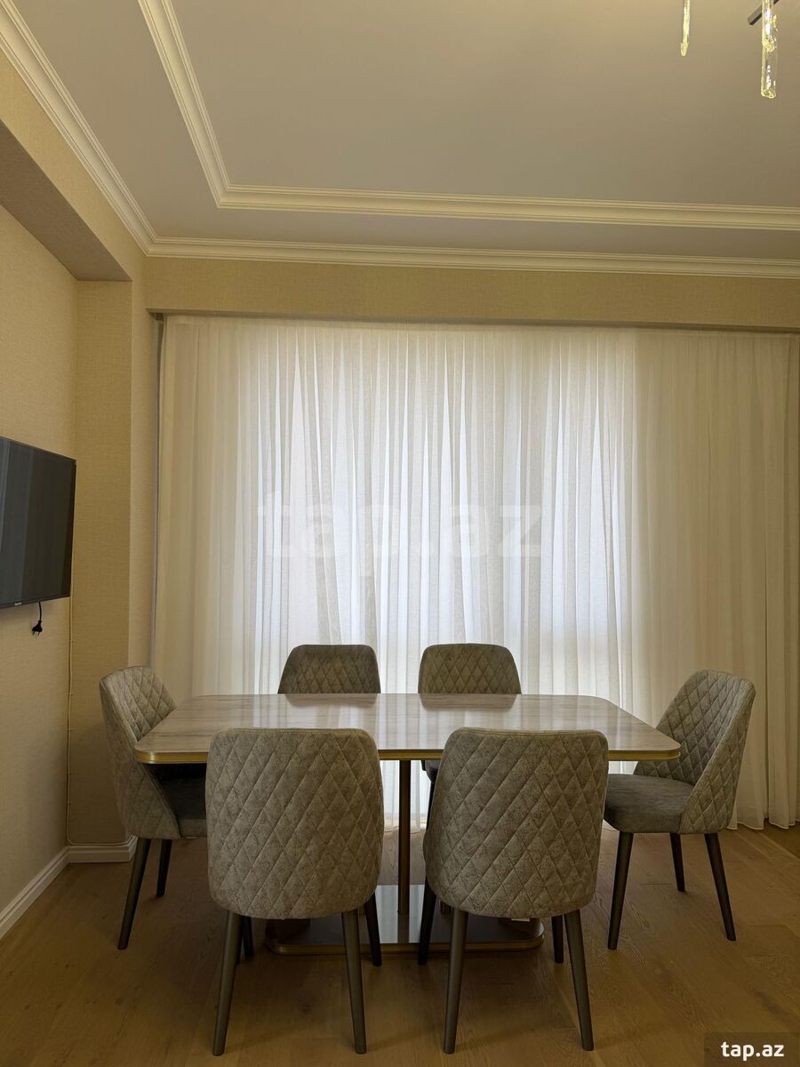 3-otaqlı yeni tikili kirayə verilir, İnşaatçılar m., 83 m² (4)