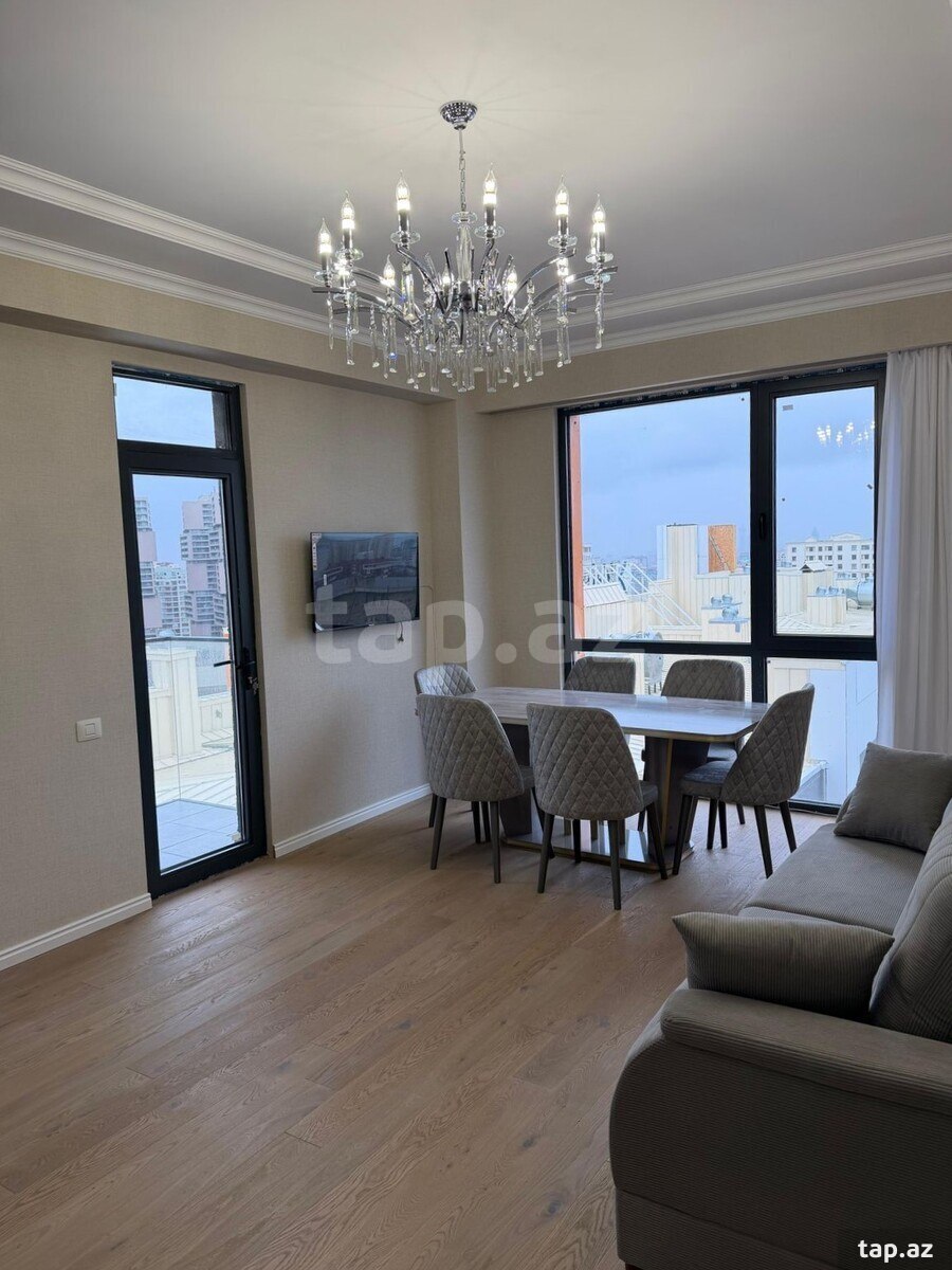 3-otaqlı yeni tikili kirayə verilir, İnşaatçılar m., 83 m² (2)