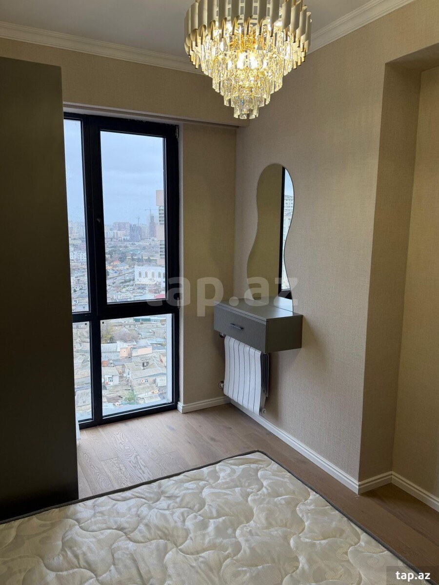 3-otaqlı yeni tikili kirayə verilir, İnşaatçılar m., 83 m² (14)