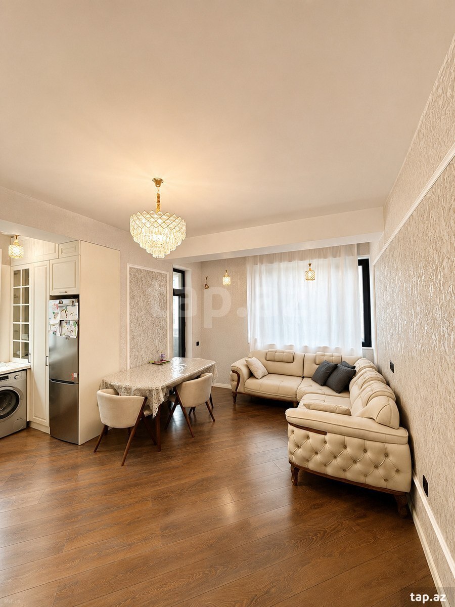 4-otaqlı yeni tikili, Dərnəgül m., 100 m²