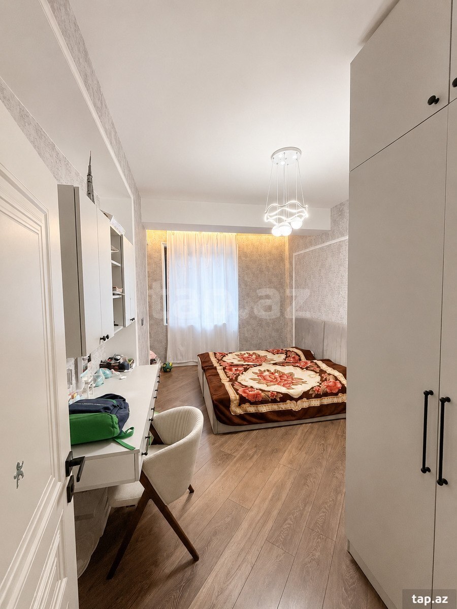 4-otaqlı yeni tikili, Dərnəgül m., 100 m² (12)