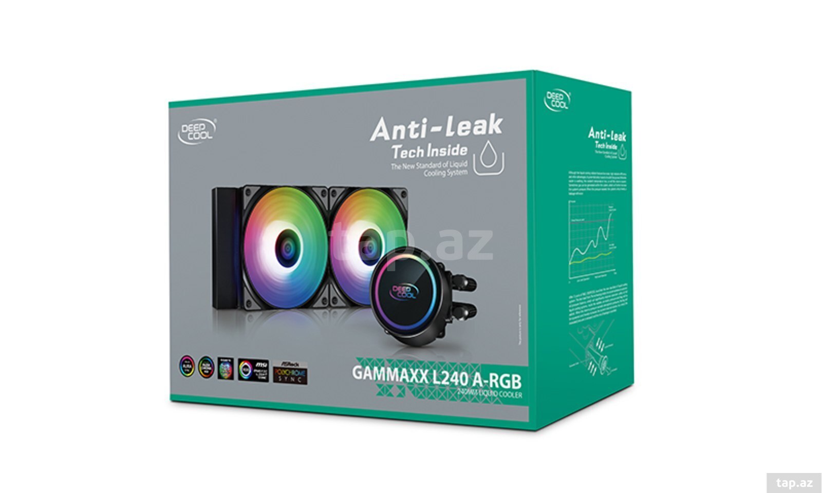 CPU Cooler "DeepCool GAMMAXX L240 A-RGB" (2)