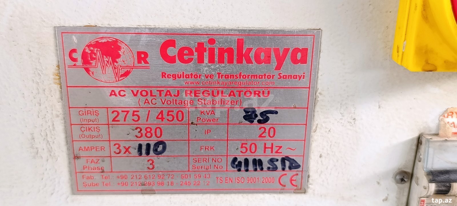 Üçfazalı gərginlik tənzimləyicisi (3)