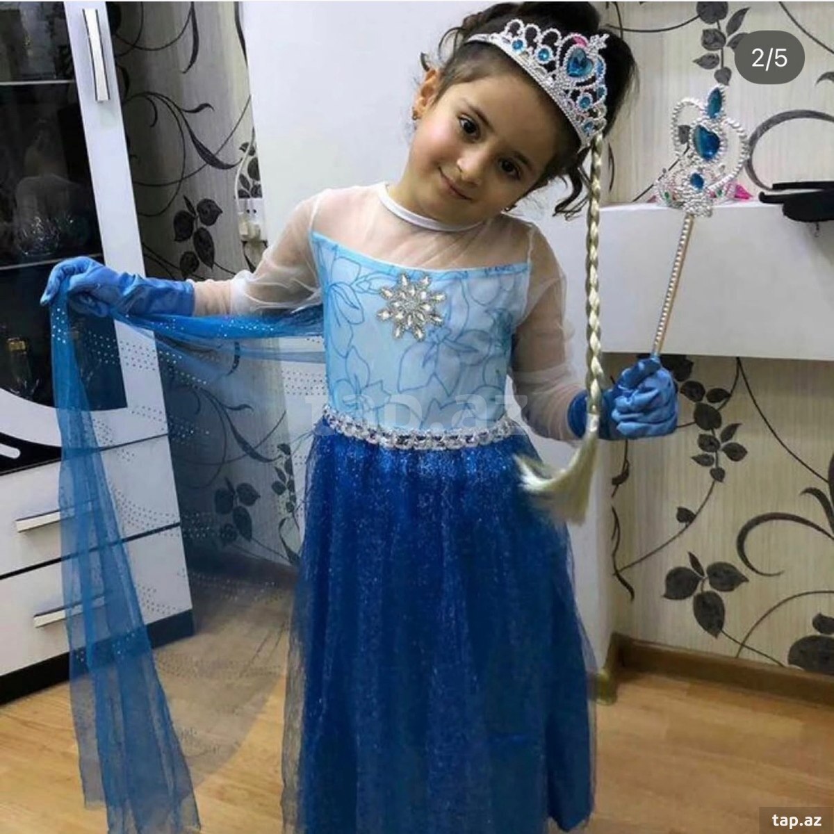 Frozen Elsa geyim dəsti (2)