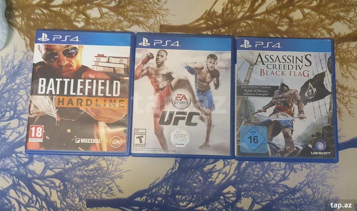 PS 4 oyun diskləri