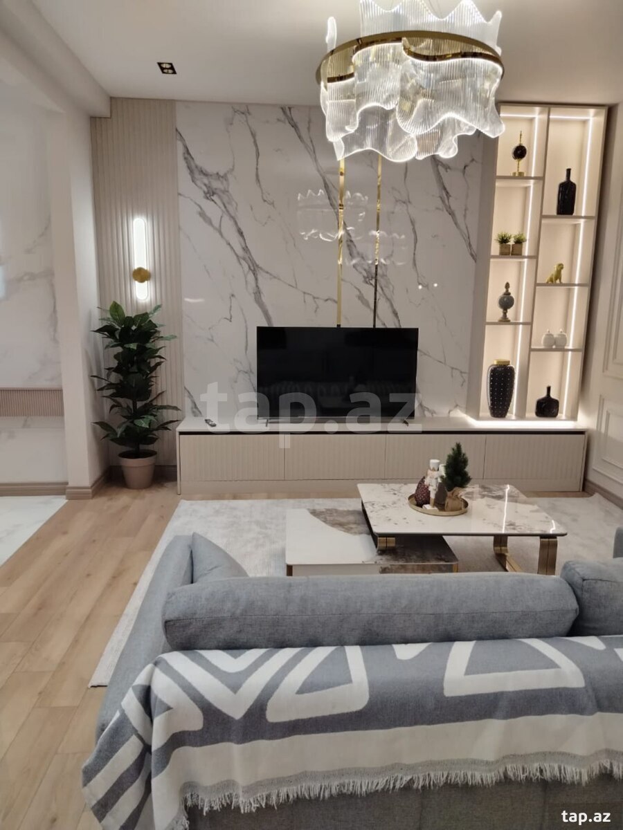 3-otaqlı yeni tikili kirayə verilir, Tbilisi pr., 100 m² (6)