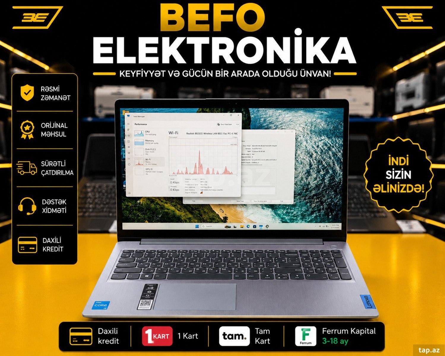 Noutbuk Lenovo Ideapad 3 (15ITL6)