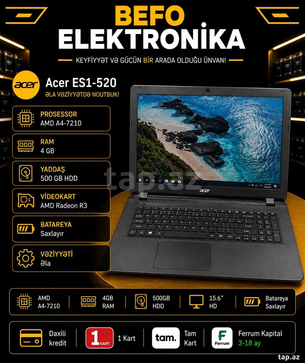 Acer ES1-520 Noutbuk