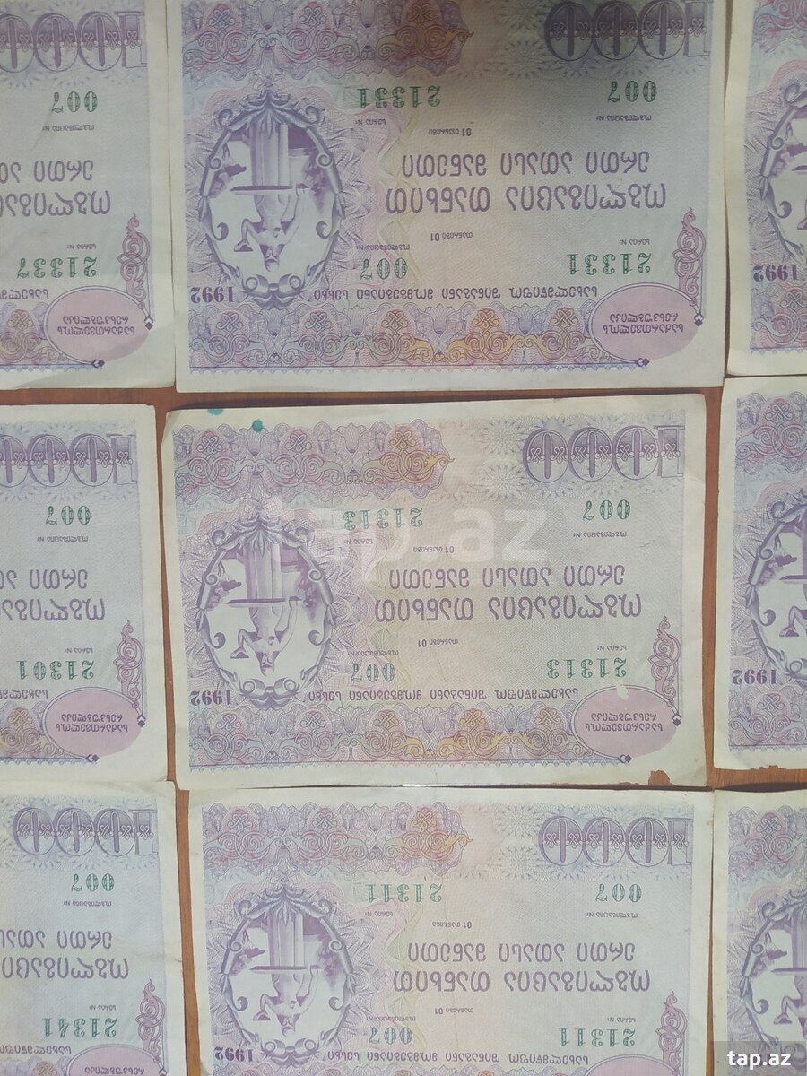 Gürcüstan kuponları 1992 il (3)