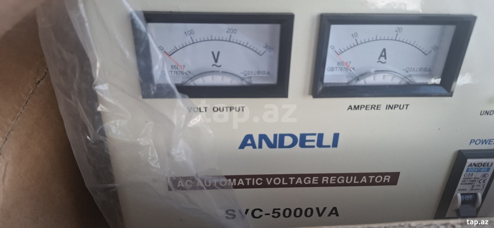 Tənzimləyici Andeli 5000 VA