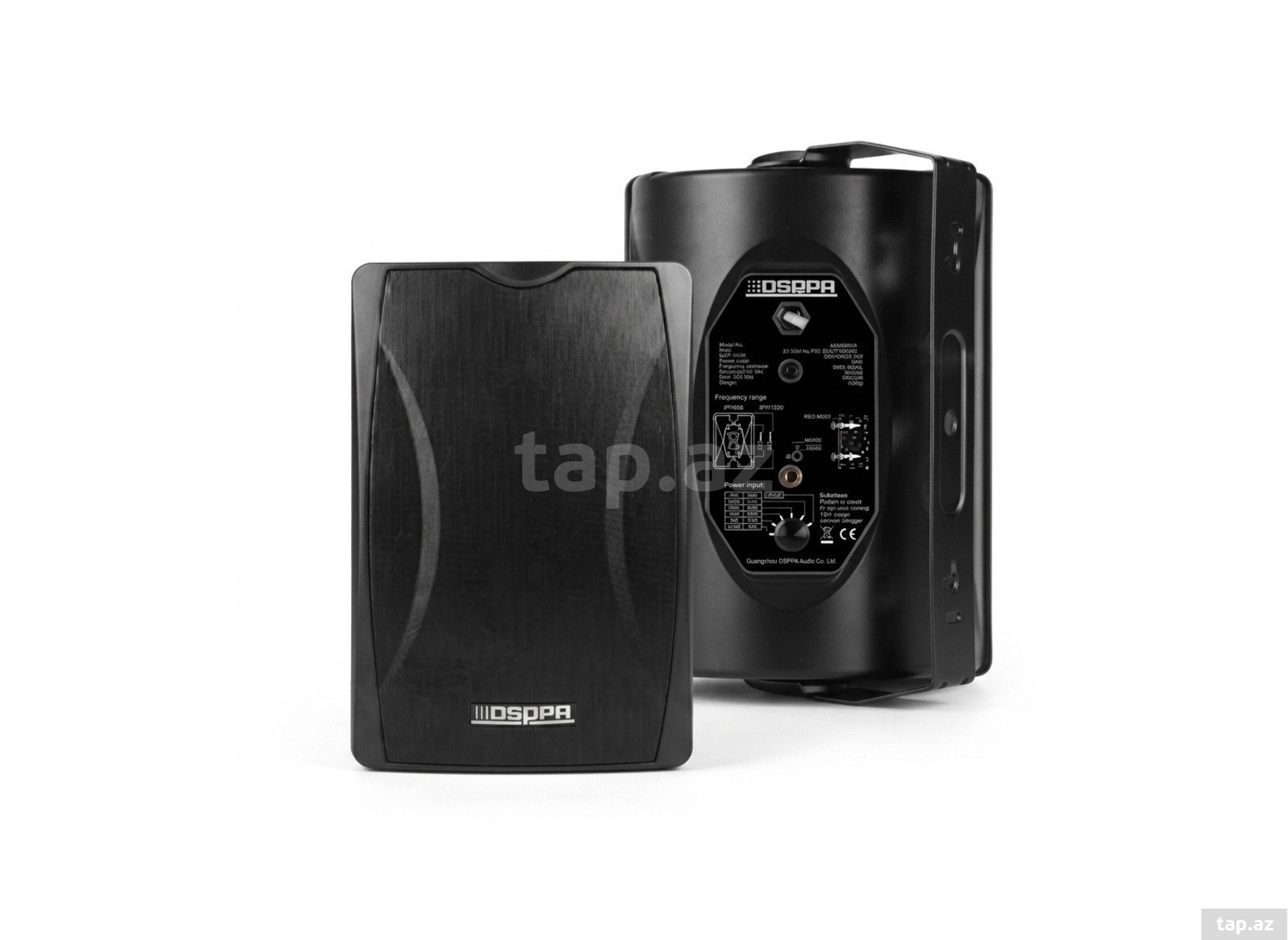 Divara quraşdırıla bilən düzbucaqlı dinamik (20W)DSP8062B/W — 1