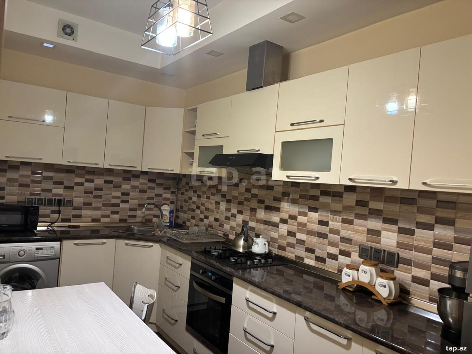 3-otaqlı yeni tikili, Yasamal r., 105 m²