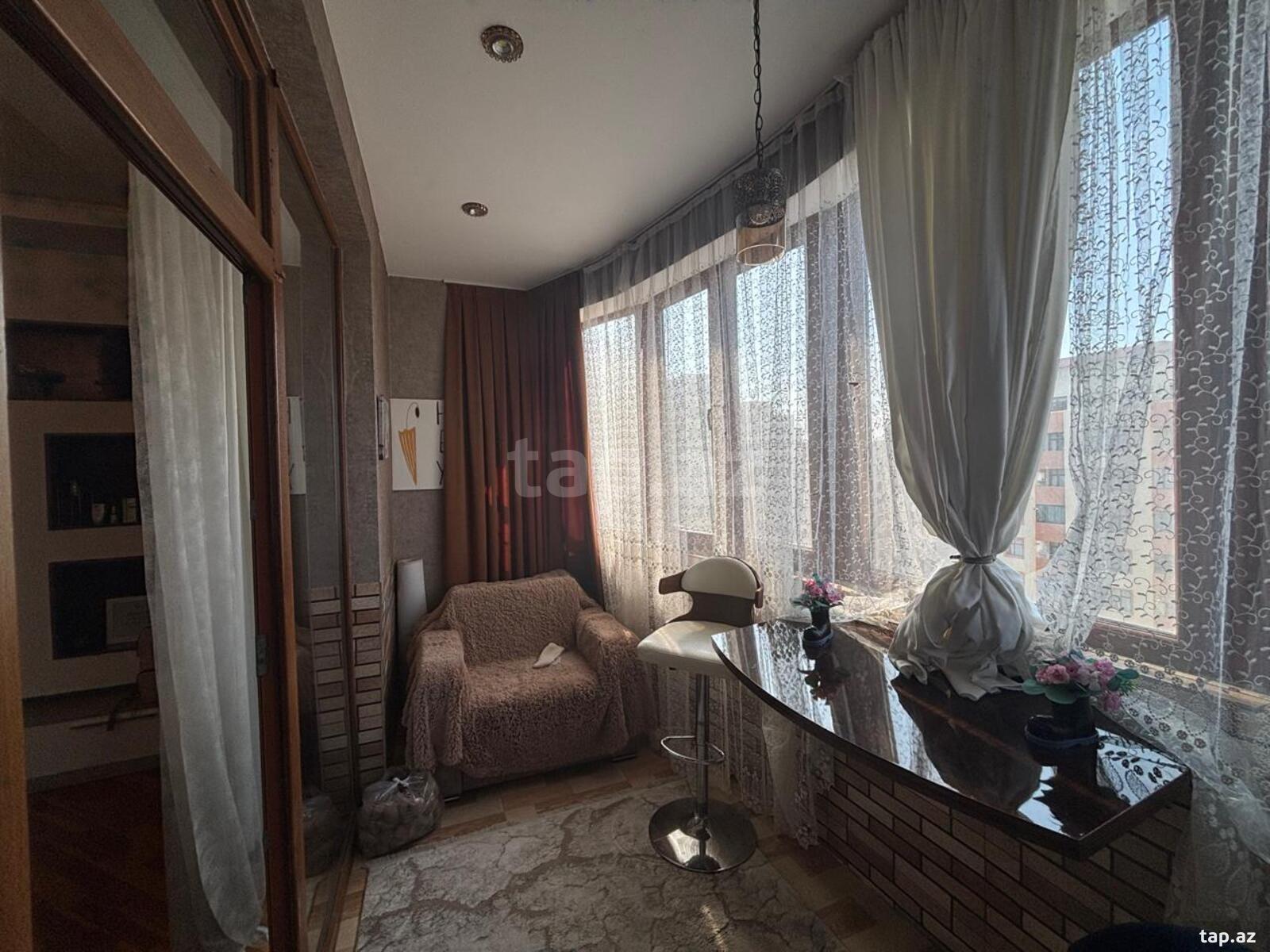 3-otaqlı yeni tikili, Yasamal r., 105 m²