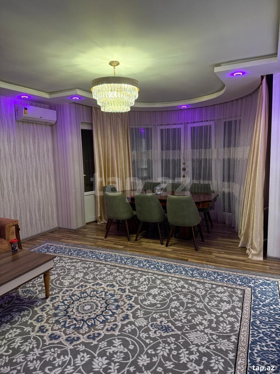 3-otaqlı yeni tikili kirayə verilir, Ənvər Hüseynov küç. 5/7, 135 m² (3)