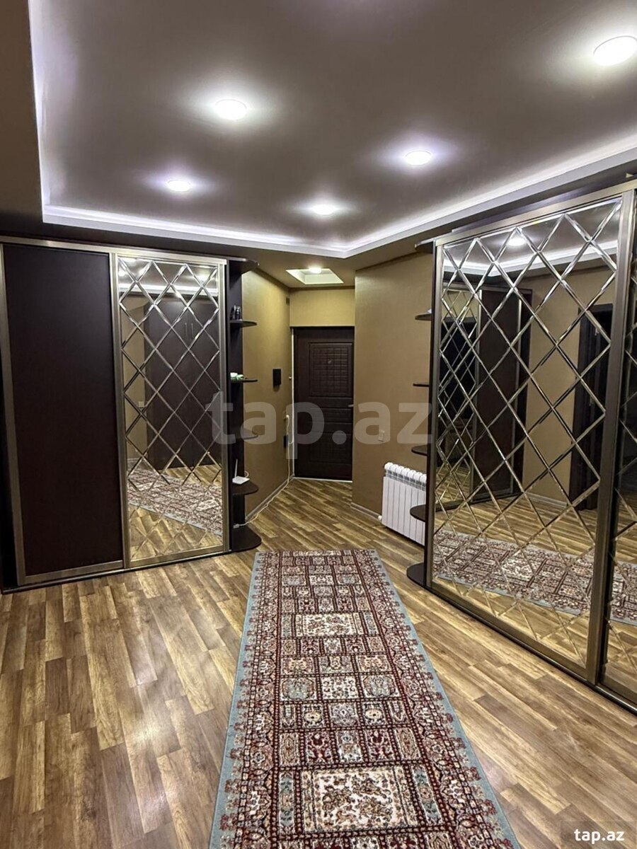 3-otaqlı yeni tikili kirayə verilir, Ənvər Hüseynov küç. 5/7, 135 m²