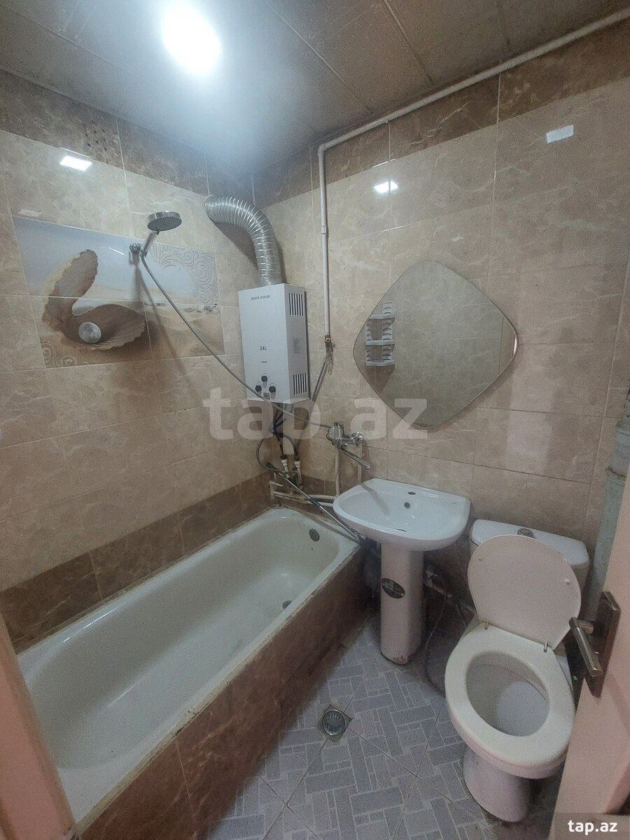 1-otaqlı mənzil kirayə verilir, Sumqayıt ş., 32 m² (16)