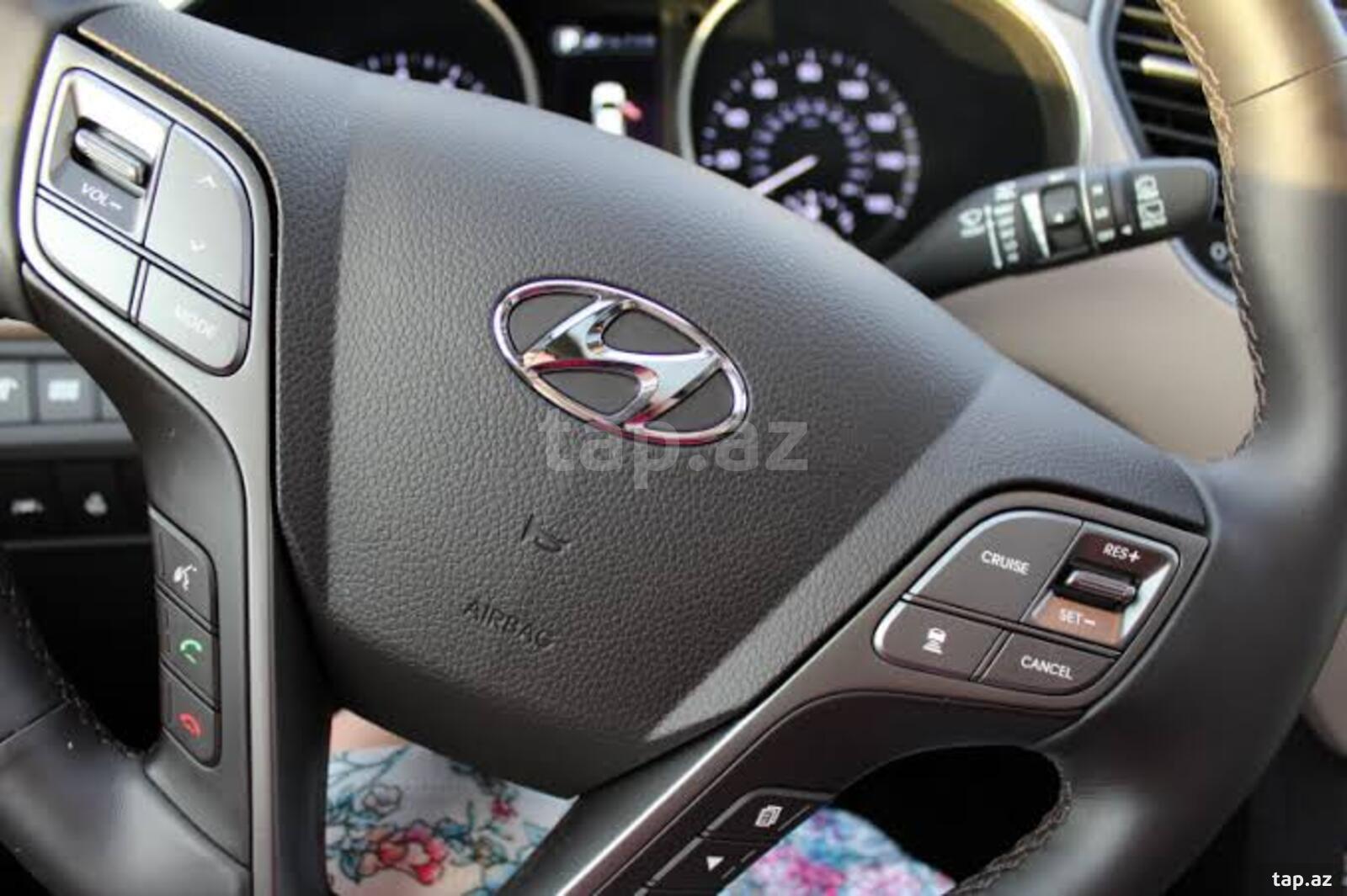 Hyundai Santa Fe 2016, 2017, 2018 airbagları (3)