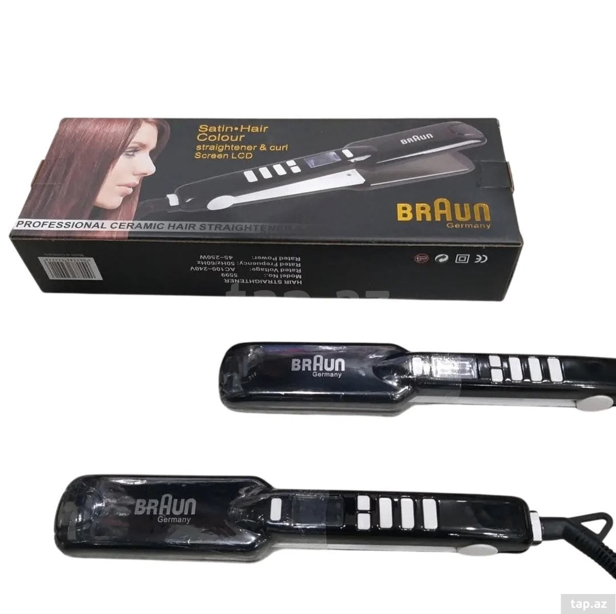 Keramik saç ütüsü "Braun" — 1