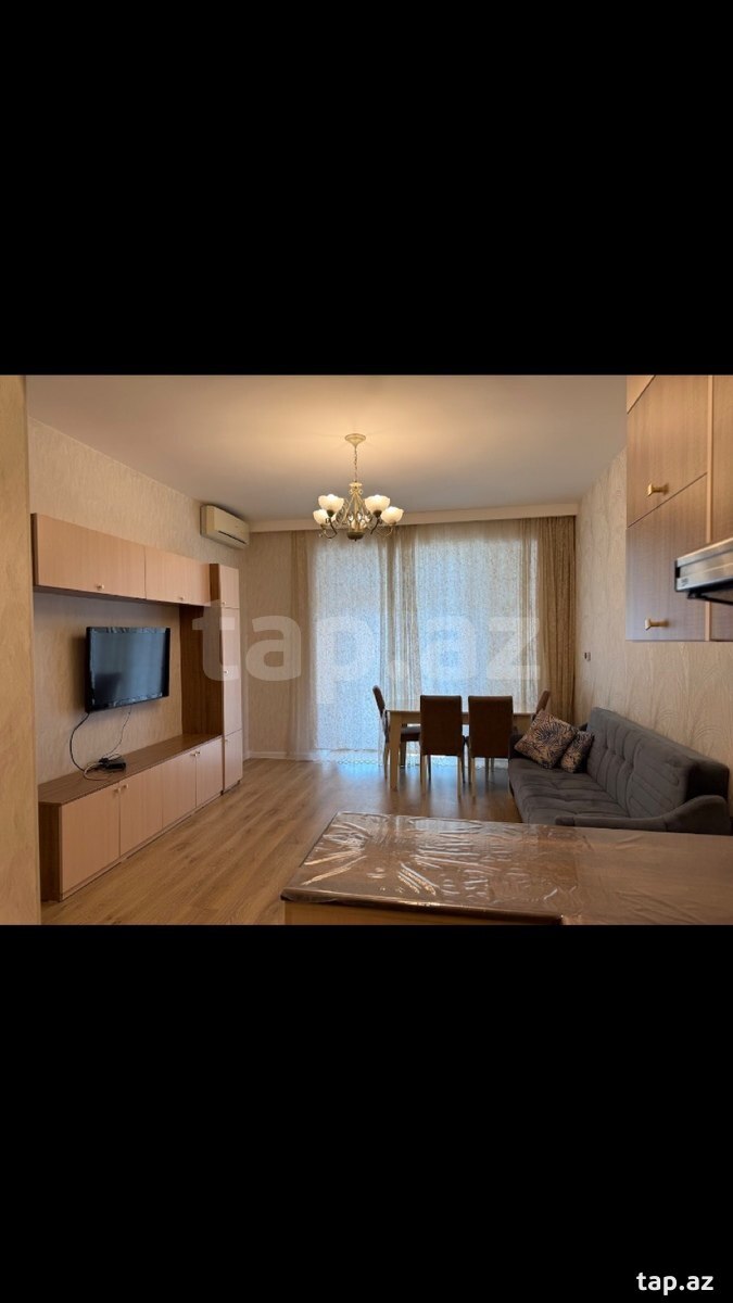 2-otaqlı yeni tikili kirayə verilir, Tbilisi pr., 65 m² (2)