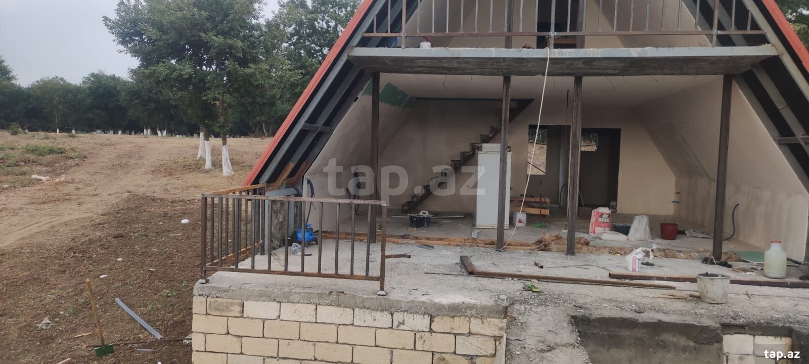 A-Frame evlərin tikintisi (31)