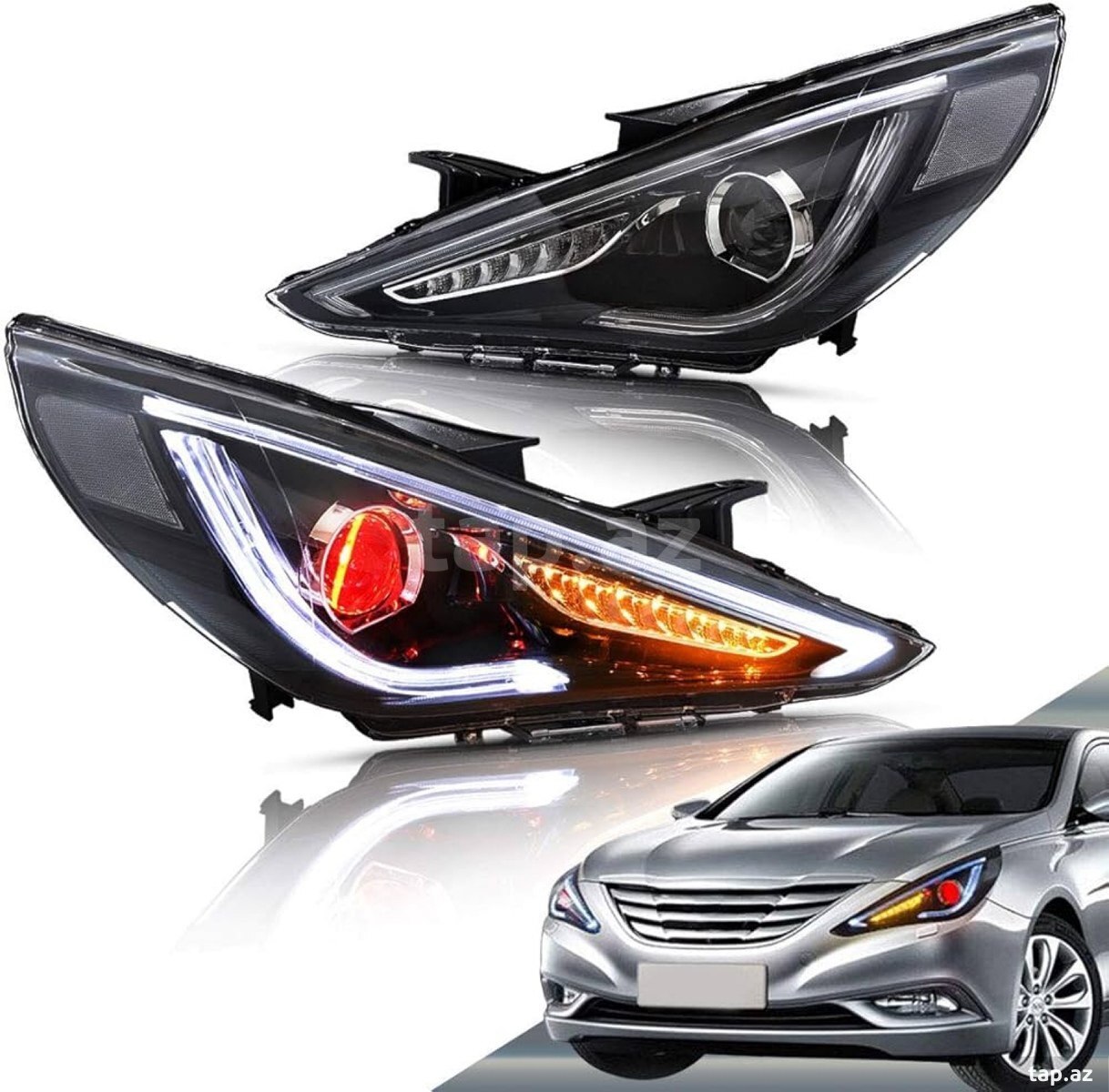 Hyundai Sonata 2012 LED farası 